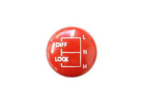 Defender Heritage Transfer Box Knob - Red