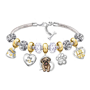 Pug Mom Bracelet