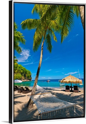 Caribbean, St Lucia, Soufriere, Anse Chastanet, Anse Chastanet Beach