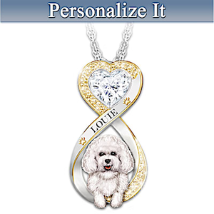 Always In My HeartBichon Frise Pendant Necklace