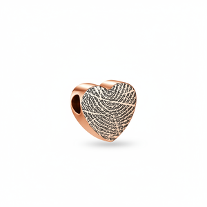 Rose Gold Fingerprint PandoraCompatible Charm