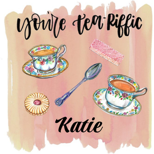 Moonpig Birthday Card - Tea - Biscuits - Afternoon Tea