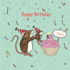 Moonpig Kids Birthday Card - Cute - Animals - Mice