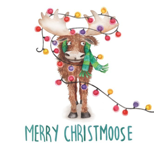 Moonpig Moose Merry Christmoose Christmas Pun Card