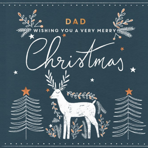 Moonpig Botany Merry Christmas Dad Card