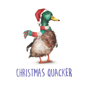 Moonpig Duck Christmas Quacker Pun Christmas Card