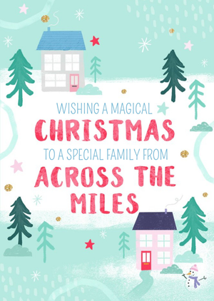 Wishing You a Magical Christmas From Across The Mile Card