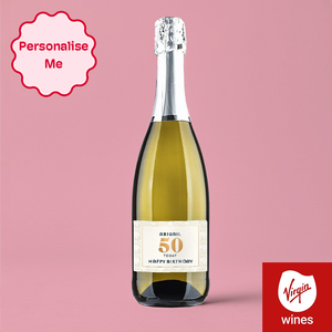 Personalised 50th Birthday Prosecco 75cl
