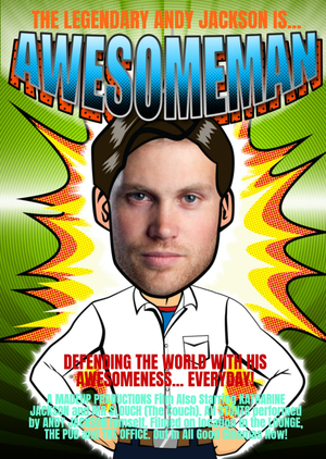 Defending The World With Awesomeness Personalised Face Photo Card