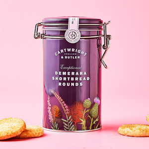 Cartwright & Butler Demerara Shortbread Tin (200g)