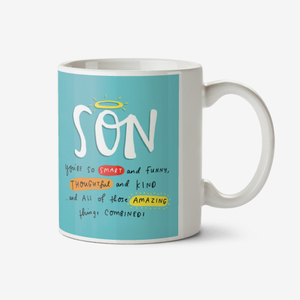 Photo Upload The Happy News Son Mug