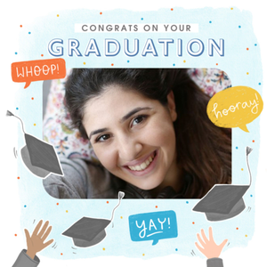 Moonpig Congrats On Your Graduation Photo Upload Card