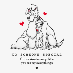Disney Lady And The Tramp Someone Special Anniversary Card
