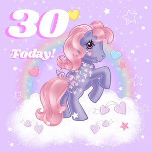 My Little Pony Personalised Number Birthday Card