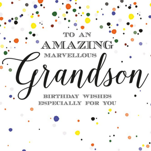 Moonpig To An Amazing Marvellous Grandson Card