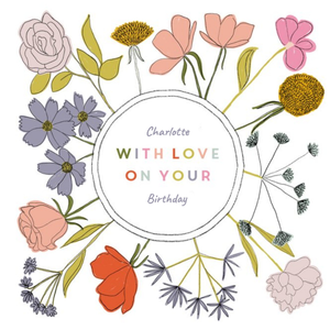 Moonpig Birthday Card - With Love