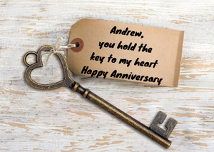 You Hold The Key to My Heart Anniversary Card