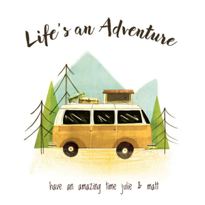 Moonpig Bon Voyage - Life's An Adventure - Travel - Amazing Times
