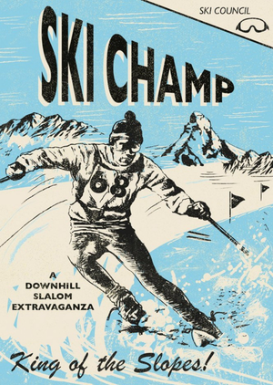 Ski Champ Card