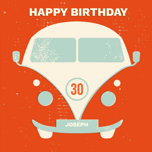 Moonpig Vw Camper Van Birthday Card