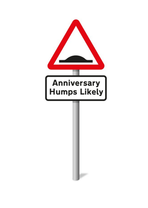 Funny Humps Likely Anniversary Card