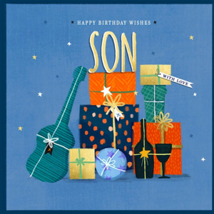 Moonpig Designers Illustration Gifts Design Happy Birthday Wishes Son With Love Card