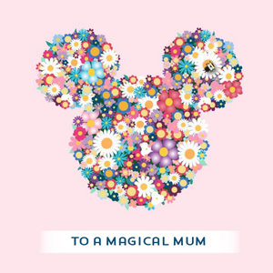 Mickey Mouse Disney Minnie Mouse Bright Flowers To A Magical Mum Mother's Day Card