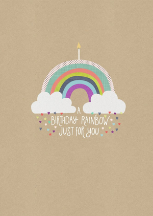 Shake It Up Birthday Rainbow Card
