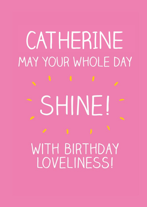 Birthday Card Message