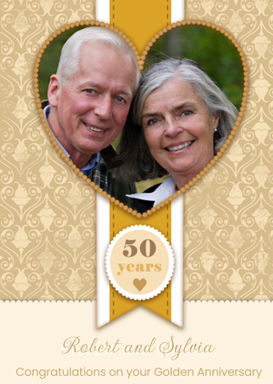 Golden Anniversary Card