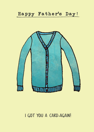 Happy Father's Day Cardigan Card