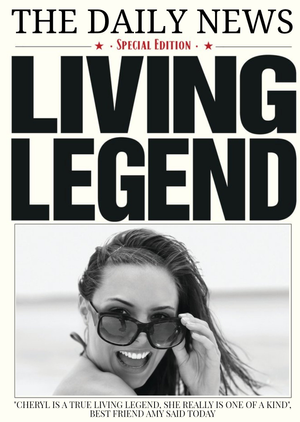 Living Legend - Newspaper Birthday Card