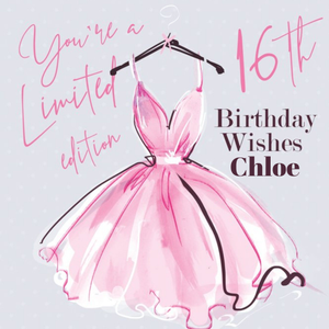 Moonpig Fashion Illustration You're A Limited Edition 16th Birthday Wishes Card