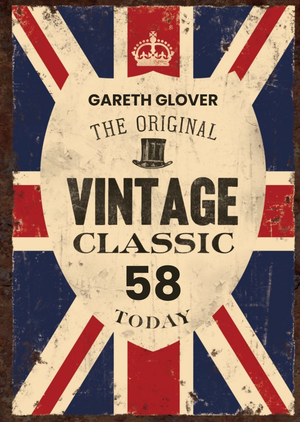 British The Original Vintage Classic Personalised Name Card