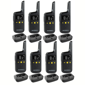 Motorola Walkie Talkie XT185 - Eight Pack