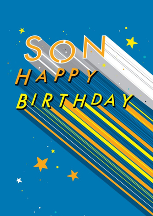 Son Happy Birthday Card