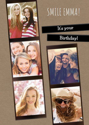 Smile! It's Your Birthday - Photo Birthday Card