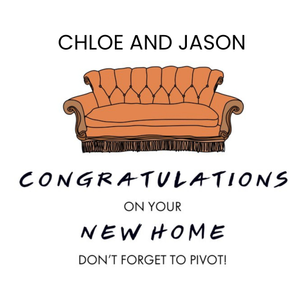 Moonpig Friends Tv New Home Congratulations Card