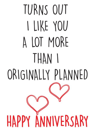 Funny Cheeky Chops Turns Out I like You A Lot More Card
