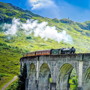 Moonpig Designers Photographic Beautiful Steam Train Card