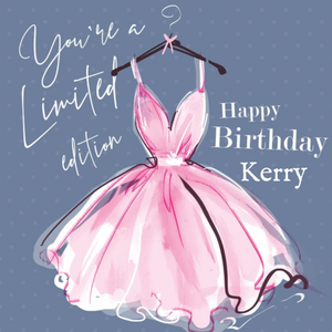 Moonpig Fashion Illustration Limited Edtion Personalisedbirthday Card