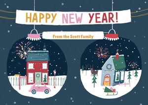 Happy New Year From the Family Card