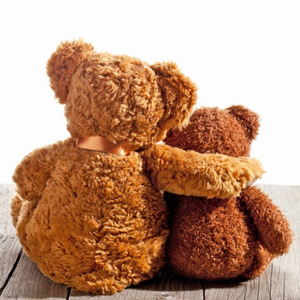 Moonpig Designers Photographic Hugging Teddy Bears Card