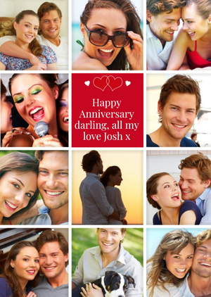 Personalised Anniversary Card