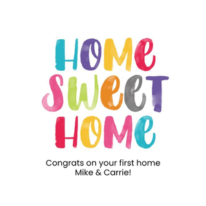Moonpig New Home Card - Home Sweet Home