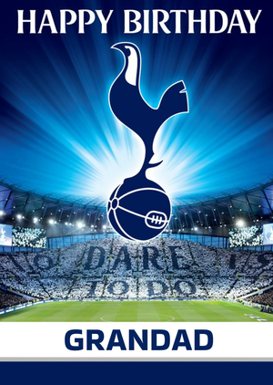 Tottenham Hotspur FC Football Players Birthday Card For Grandad