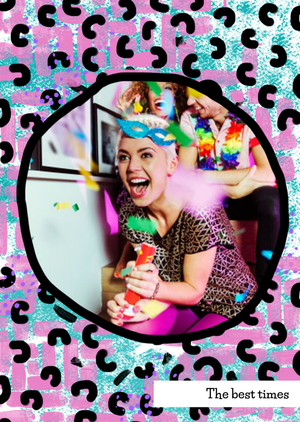 The Best Times Personalised Photo Upload Happy Birthday Card
