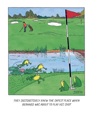 Personalised Golf Birthday Card