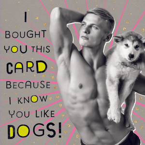 Moonpig Birhday Card - Photo Humour - Dogs
