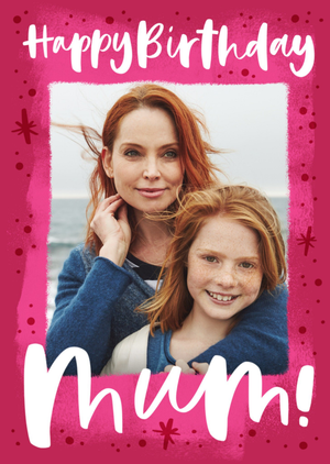 Photo Upload Happy Birthday Mum Mom Card